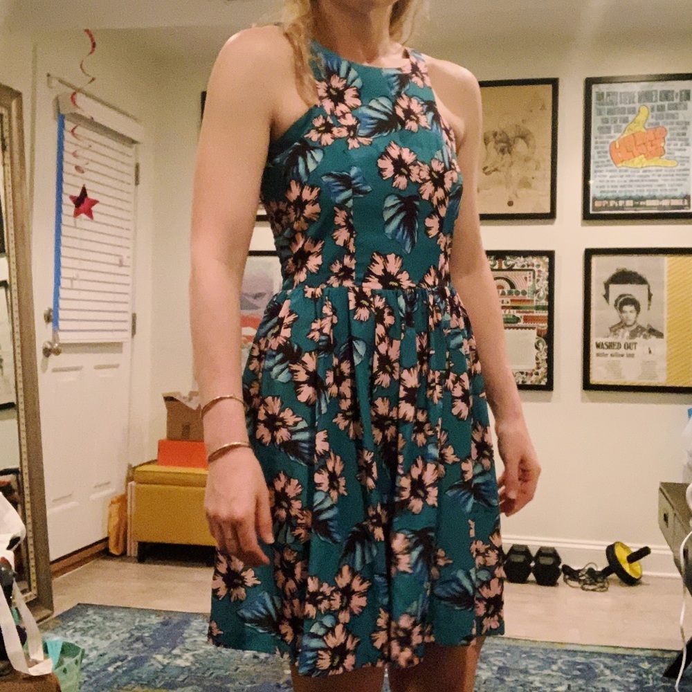 Amanda U. floral print dress